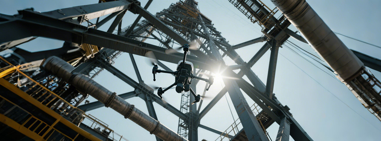 钻井平台的“数字鹰眼”：无人机如何重塑油气勘探与生产的安全和效率