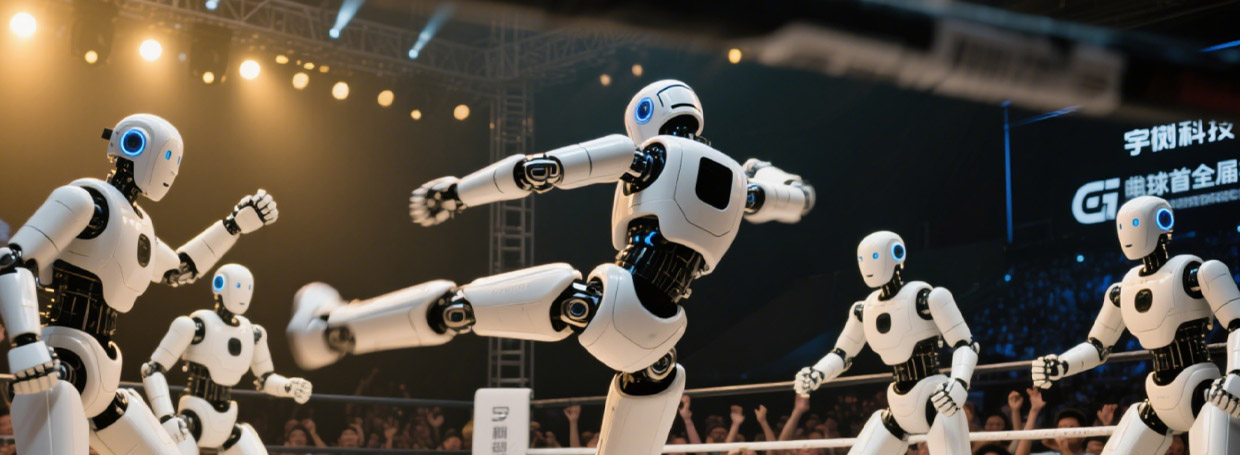 【视频】全球首个人形机器人格斗赛燃爆杭州！小黑夺冠背后的技术密码与趣味名场面