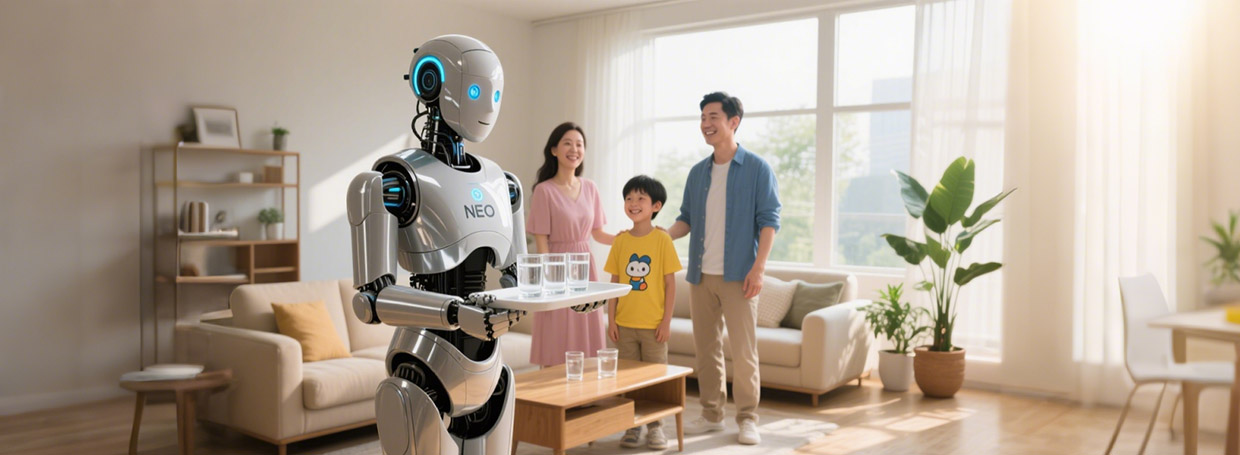 【视频】1X 发布 Redwood AI 模型：家用机器人迈向 “类人化” 新纪元