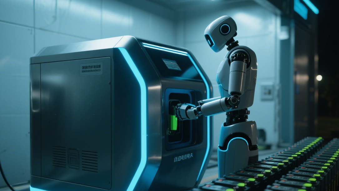 【视频】深圳机器人成精了！3分钟自助换电，7×24小时不停歇是怎么做到的？