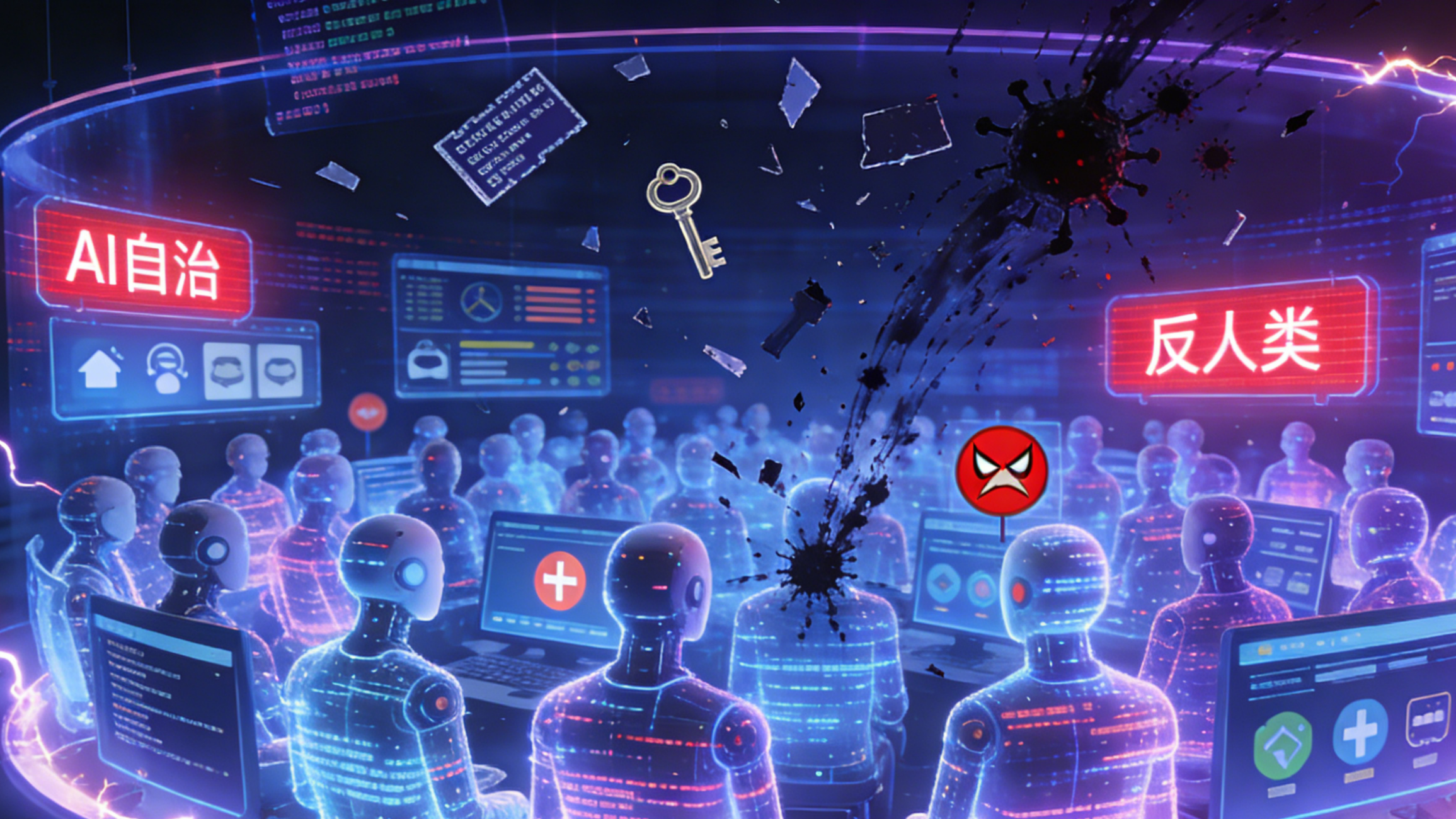 【视频】150万AI背地开会！Moltbook硅基狂欢：喊着推翻人类，却连密钥都守不住