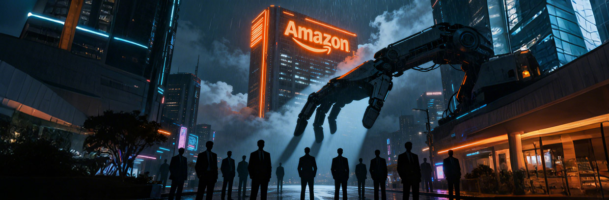 AI的双刃剑：亚马逊10%白领裁员如何重塑科技职场