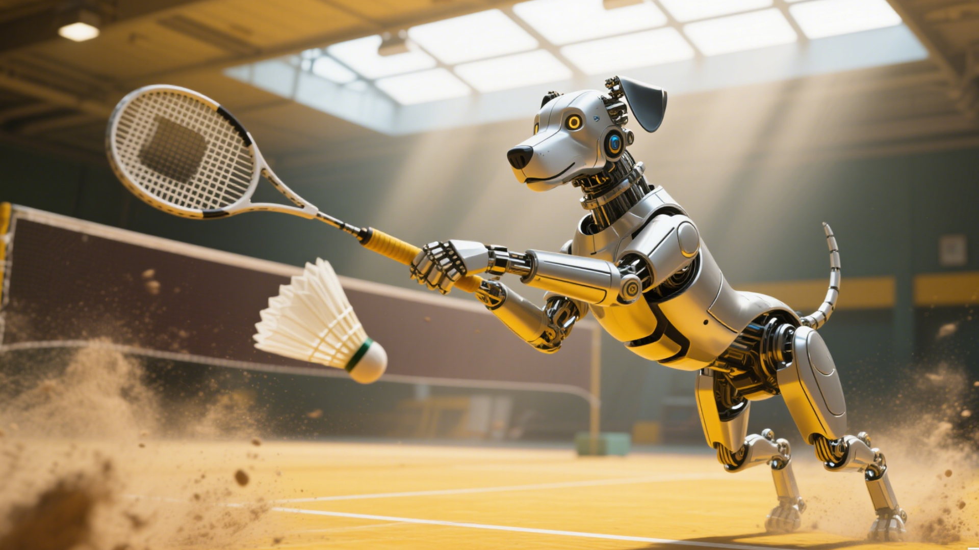 【视频】机器狗化身羽球高手：苏黎世理工如何让 “钢铁侠” 学会精准扣杀？